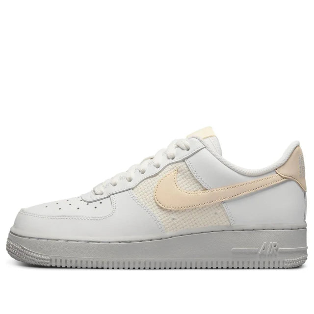 Nike Air Force 1 '07 ESS 'Cross Stitch - White Fossil' (DJ9945-100)
