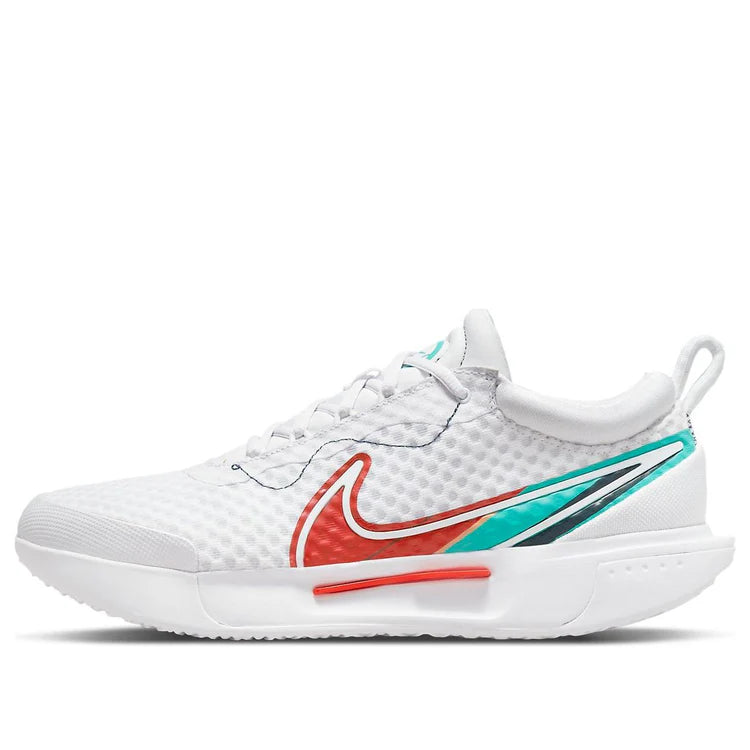 NikeCourt Zoom Pro 'White Washed / Teal Red' Men's - (DH0618-136)