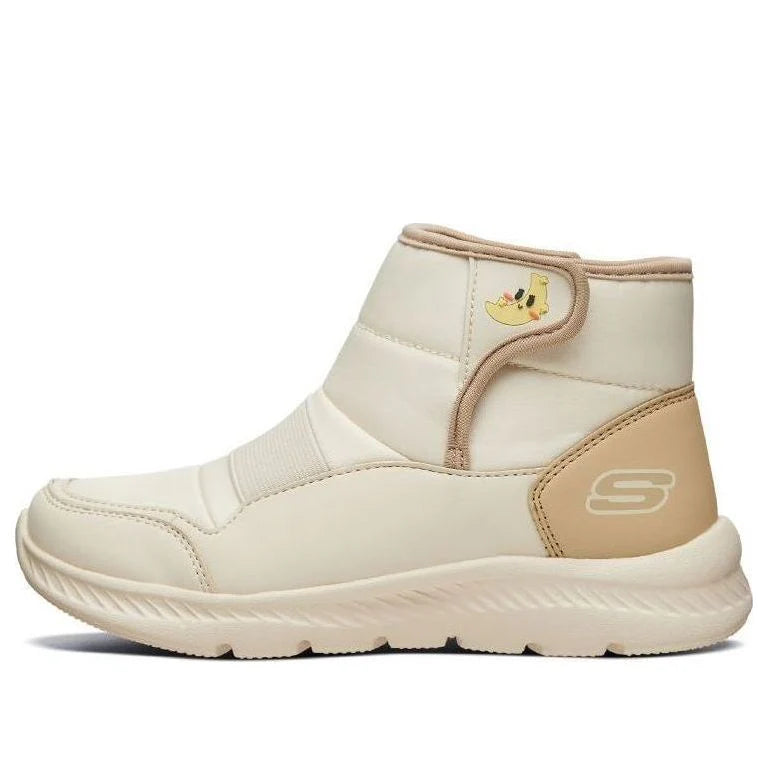 Skechers KIDS Comemory Foamy Boots 'Beige White'