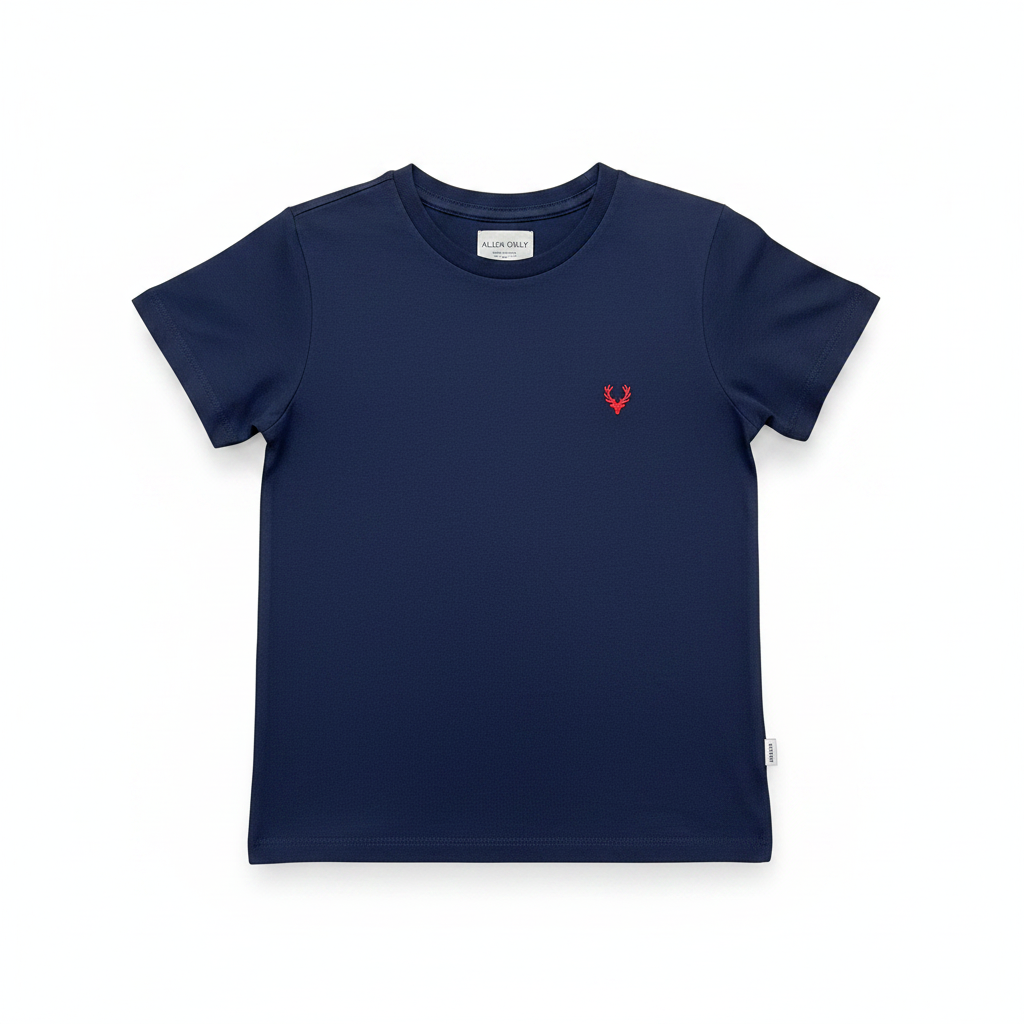 Navy Antler Tee