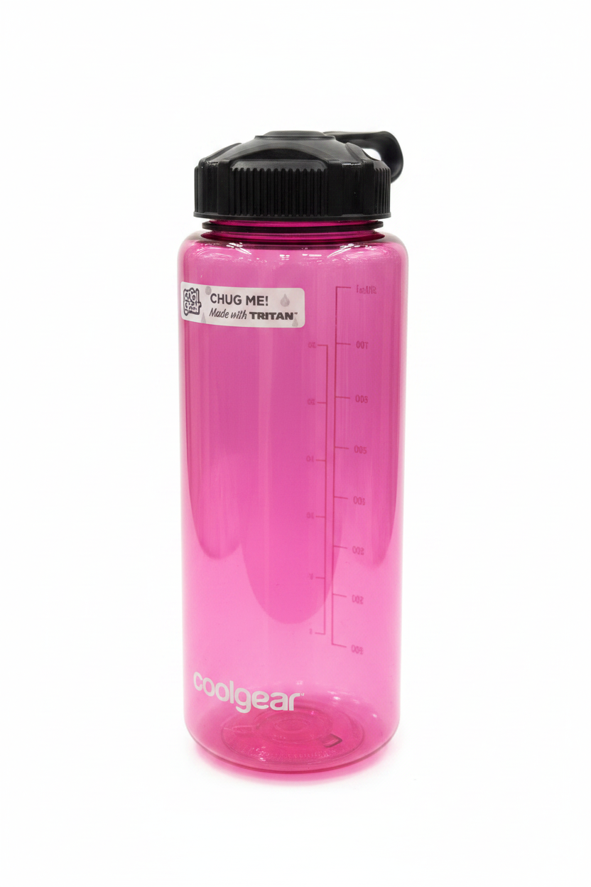 Pink Water Bottle - Angled