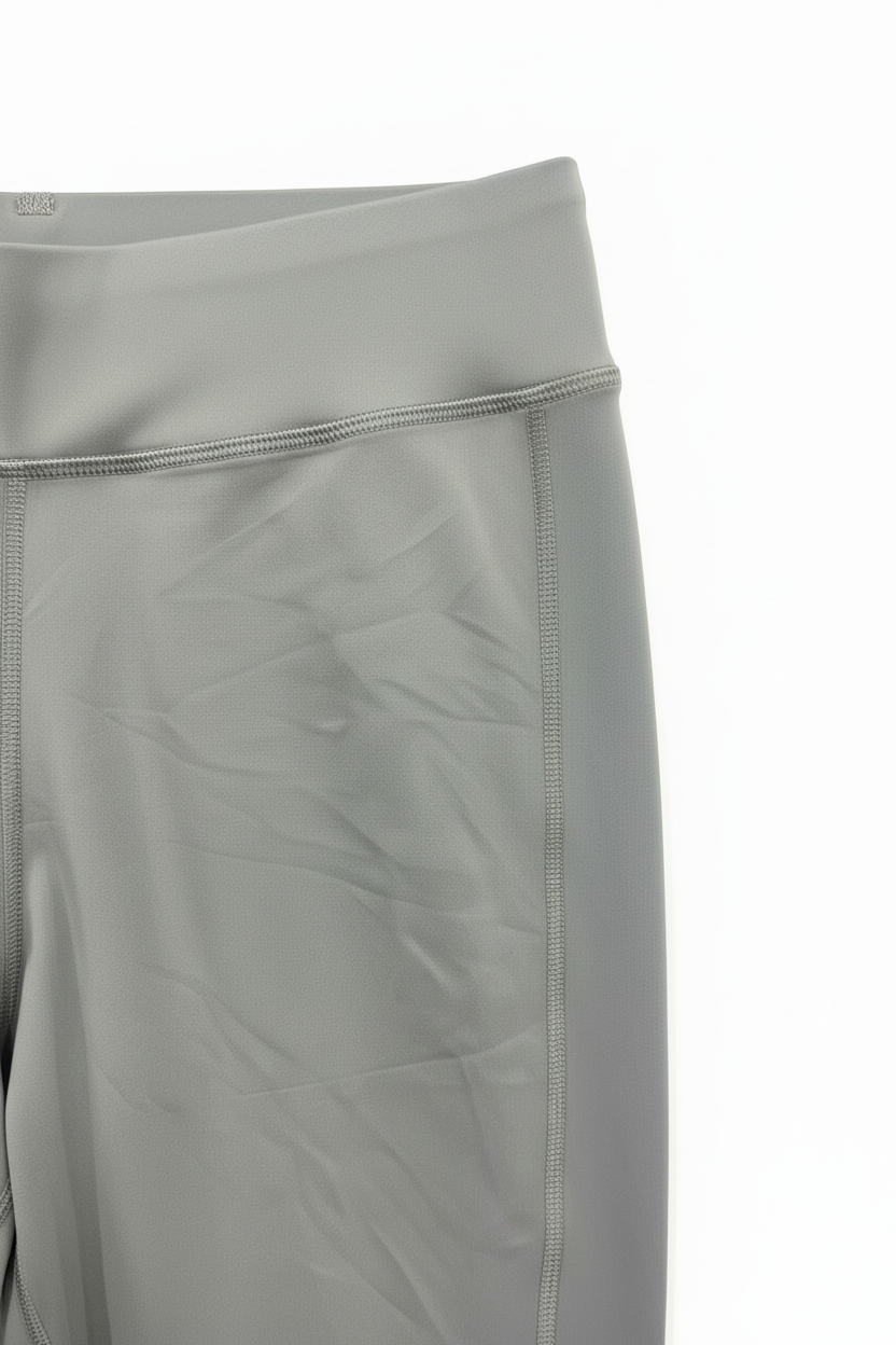 Plain Grey Leggings Waistband