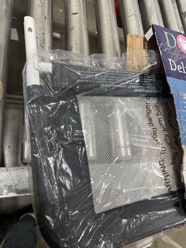 Dream On Me Lightweight Mesh Security Adjustable Bed Rail for Toddler(Black)