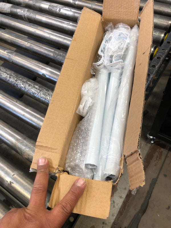 HOSKO White Curtain Rod for Window size 76 - 213 cm (White)