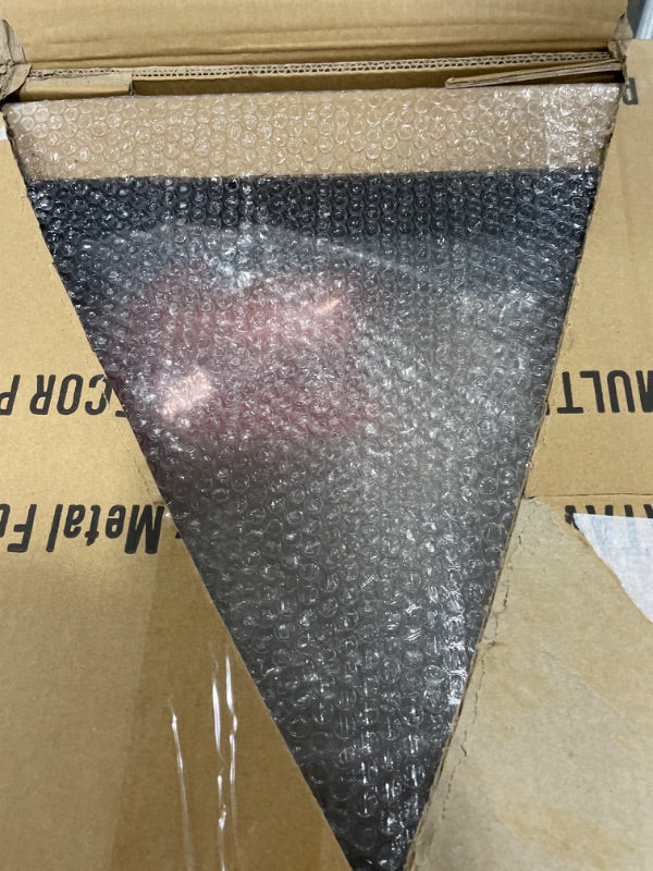 Metal Table Legs 40 cm Height x 45 cm Wide with Adjustable Protector Feet (Bear Up to 360 kg), Black, Set of 2