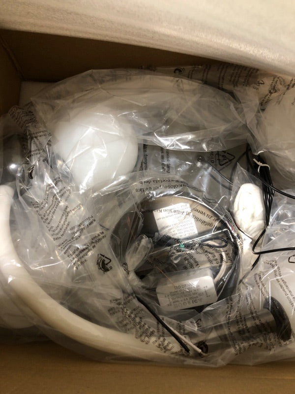 Modern Chrome Chandelier Hanging Fixture Light for Kitchen Island Industrial Iron Pendant Light with Milk White Globe Pendant Lighting for Living Room Bedroom Entryway (2 Light)