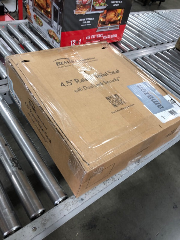 Bemis Rise Toilet Seat with Dual Lock and Security Arms