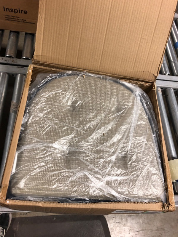 وسائد كراسي LOVTEX لكراسي الطعام، عبوة من 3 قطع، وسائد مقاعد مانعة للانزلاق لكراسي المطبخ، لون أزرق داكن، مقاس 17 × 16، مجموعة من 6 وسائد كراسي مطبخ من إسفنج الذاكرة المبطن