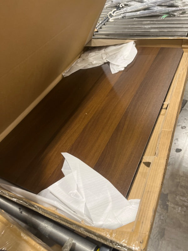 Flash Furniture Glenbrook 106 x 60 x 2 cm Rectangular Table Top with Natural or Walnut Reversible Laminate Top