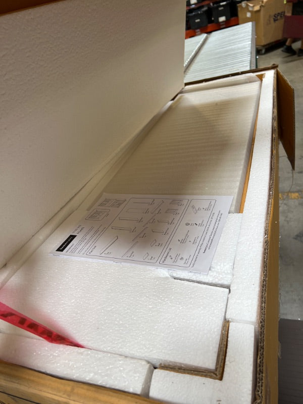 خزائن جانبية من هوم ستايلز، بوفيهات، خزائن، خزانة، طاولة تقديم مع خزانة، لون أبيض فاتح