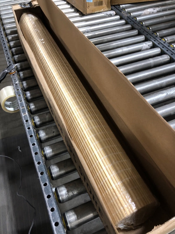 ستائر رومانية لاسلكية من الخيزران من LazBlinds بدون أدوات أو حفر