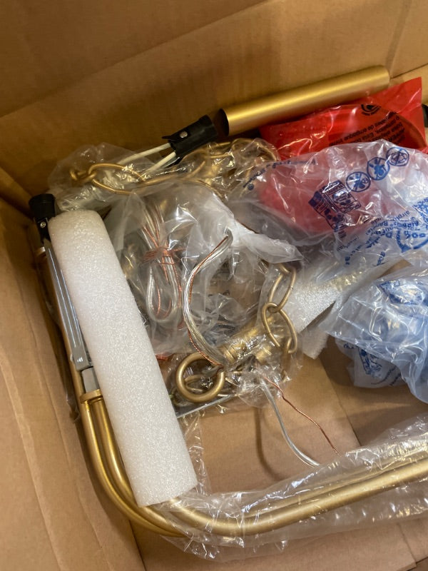 ثريا ETONIMERR الذهبية، مصابيح معلقة في السقف، ثريا ريفية حديثة لغرفة الطعام، مصباح معلق ذهبي على شكل شمعة لجزيرة المطبخ أو غرفة المعيشة أو الردهة أو غرفة النوم