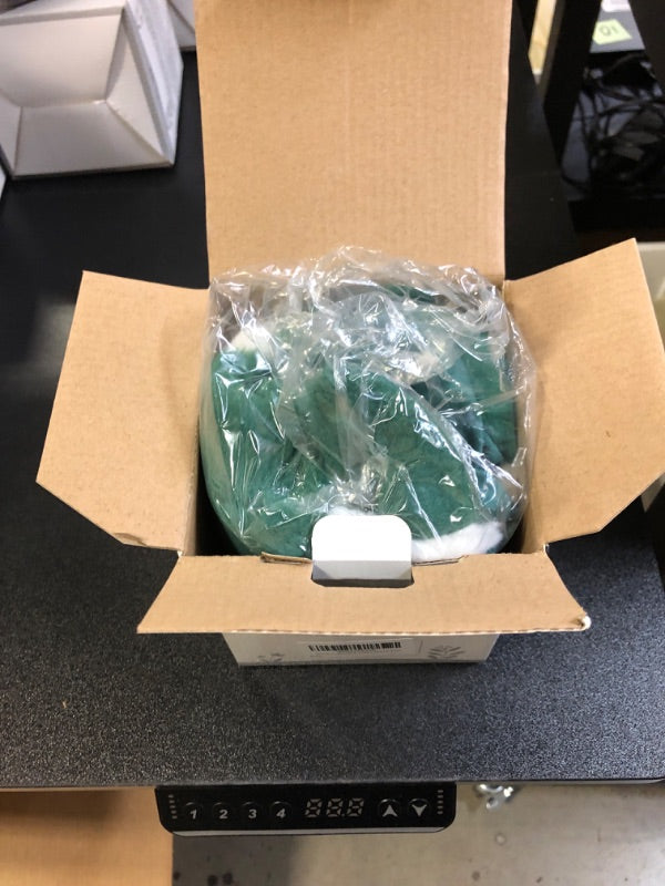 Ikuoic Green and White Striped Throw Pillow Covers 40 X 40 cm Set of 2