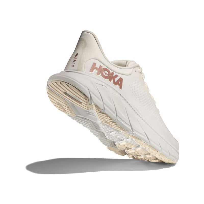 HOKA Arahi 7 "Blanc De Blanc & Rose Gold" ( WITHOUT BOX )