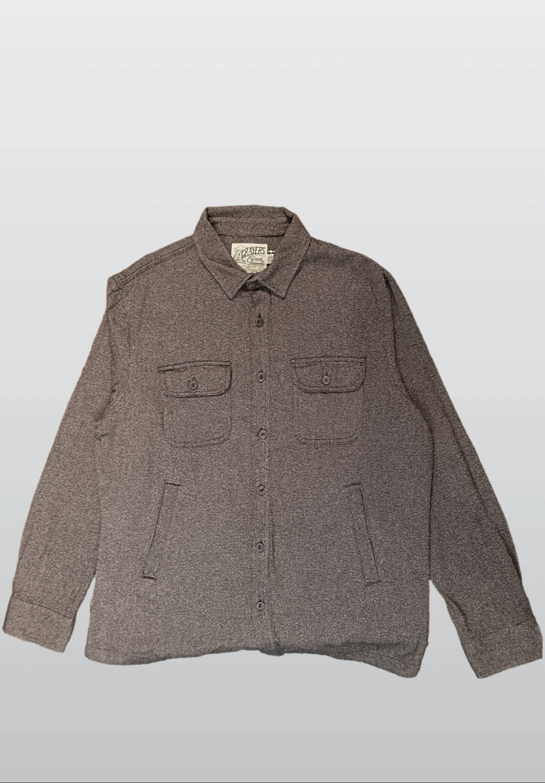 Grayers Outdoors Men’s Brown Shirt Jacket – Durable Casual Outerwear