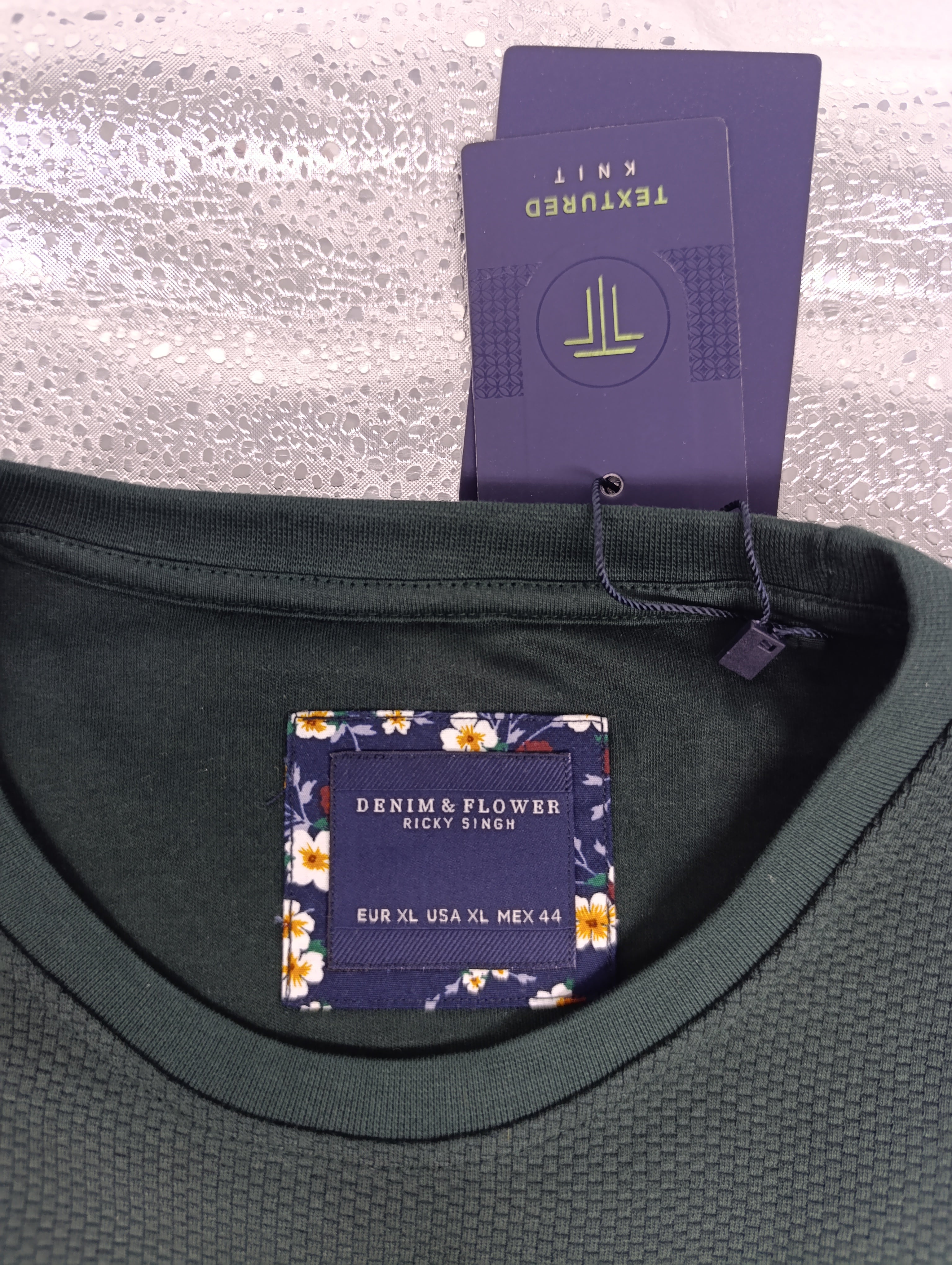 Denim & Flowers Ricky Singh T-shirt Style CKPS 9823