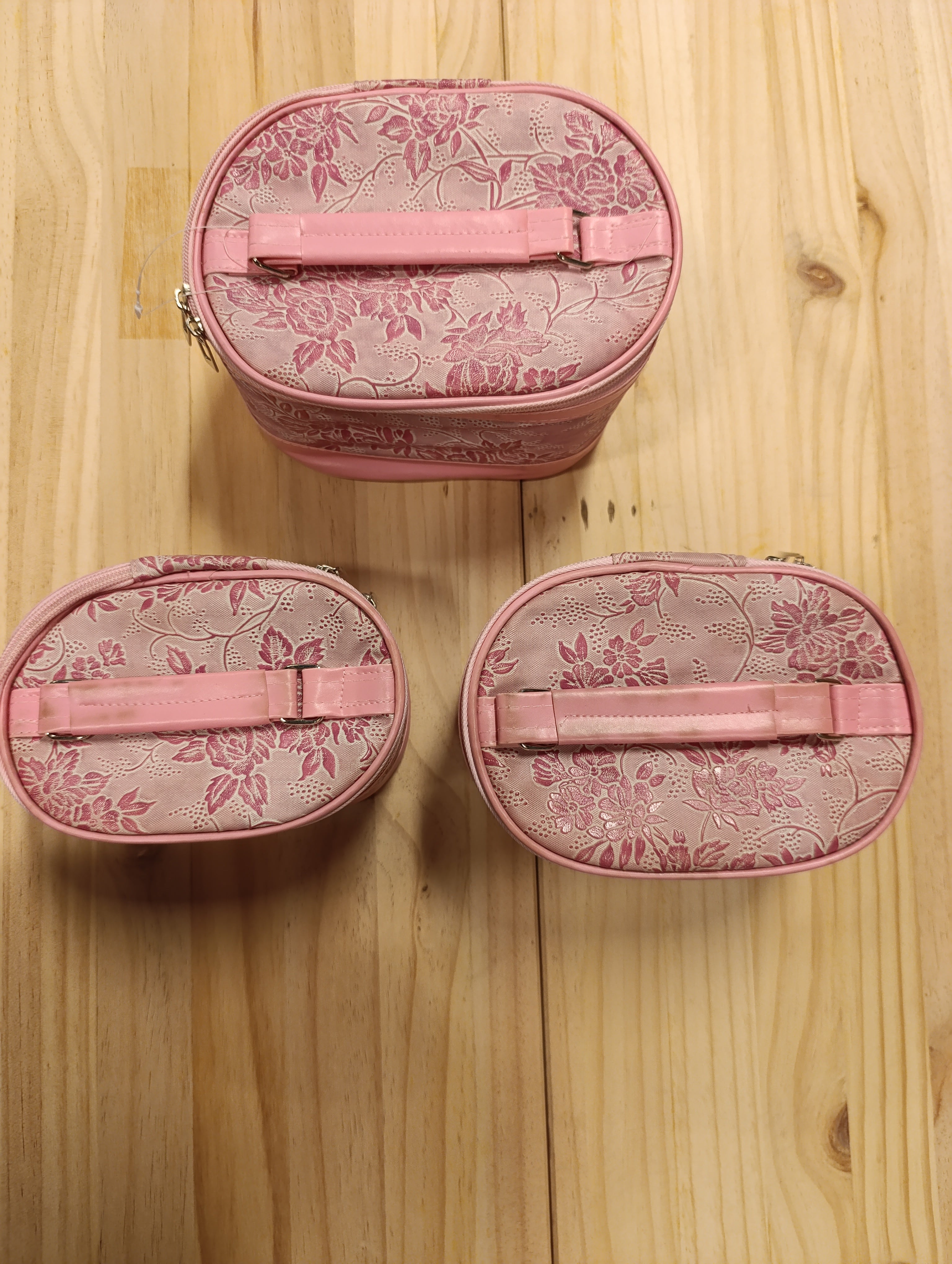 Makeup bag 3 Set / Pink Color