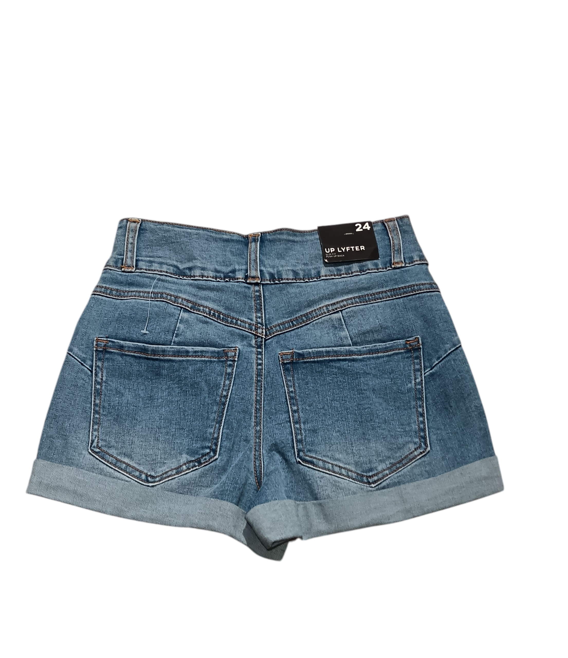 FOREVER21 THE UP LYFTER Blue jeans shorts
