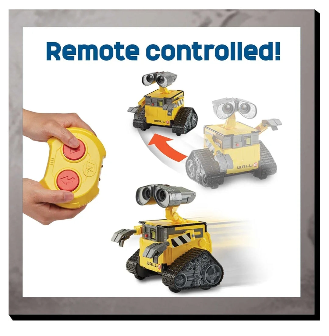 Disney Pixar HELLO WALL-E Remote Control Interactive Robot Toy Light Sound NEW