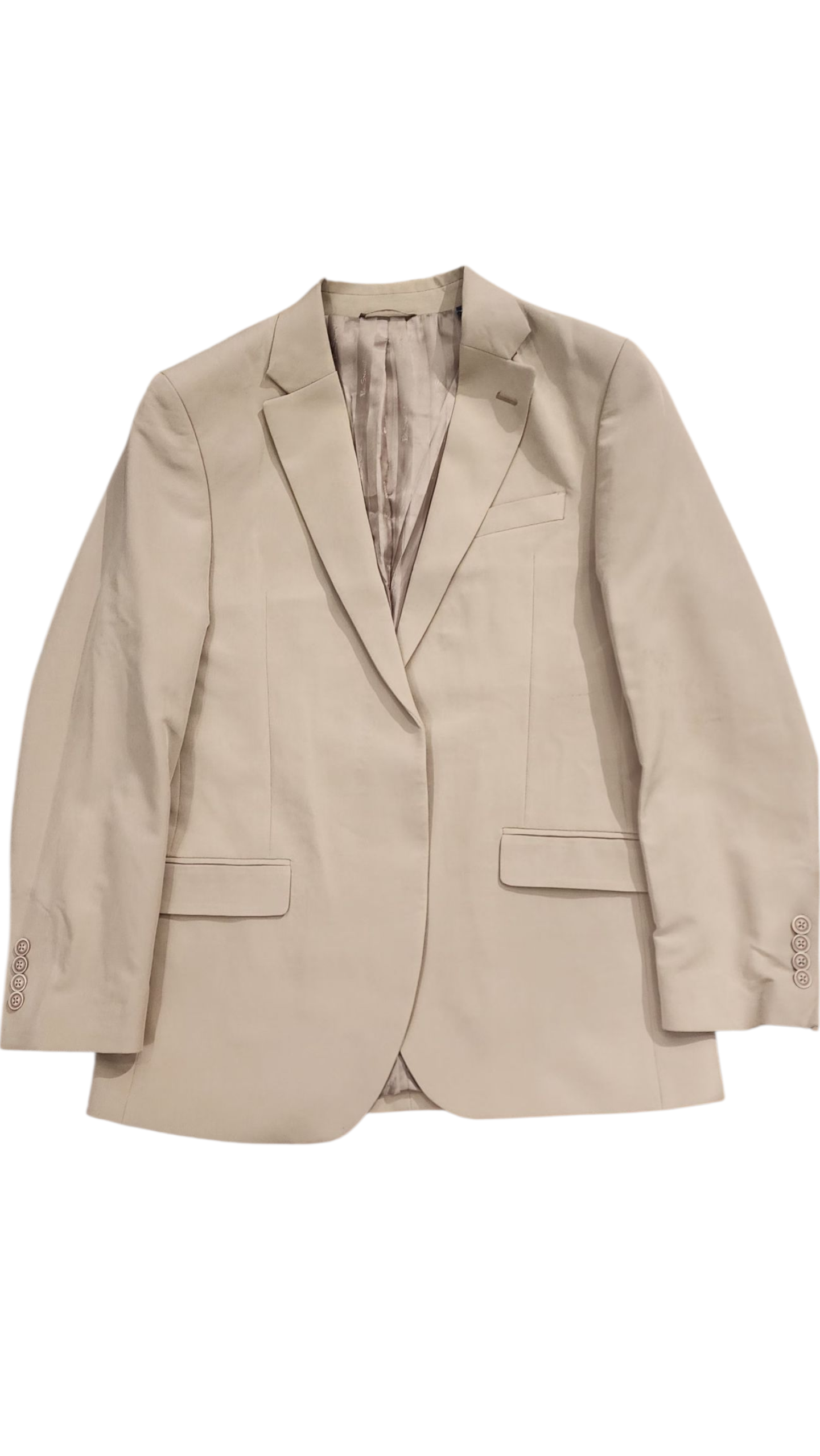 The Original Ben Sherman Beige Blazer Jacket