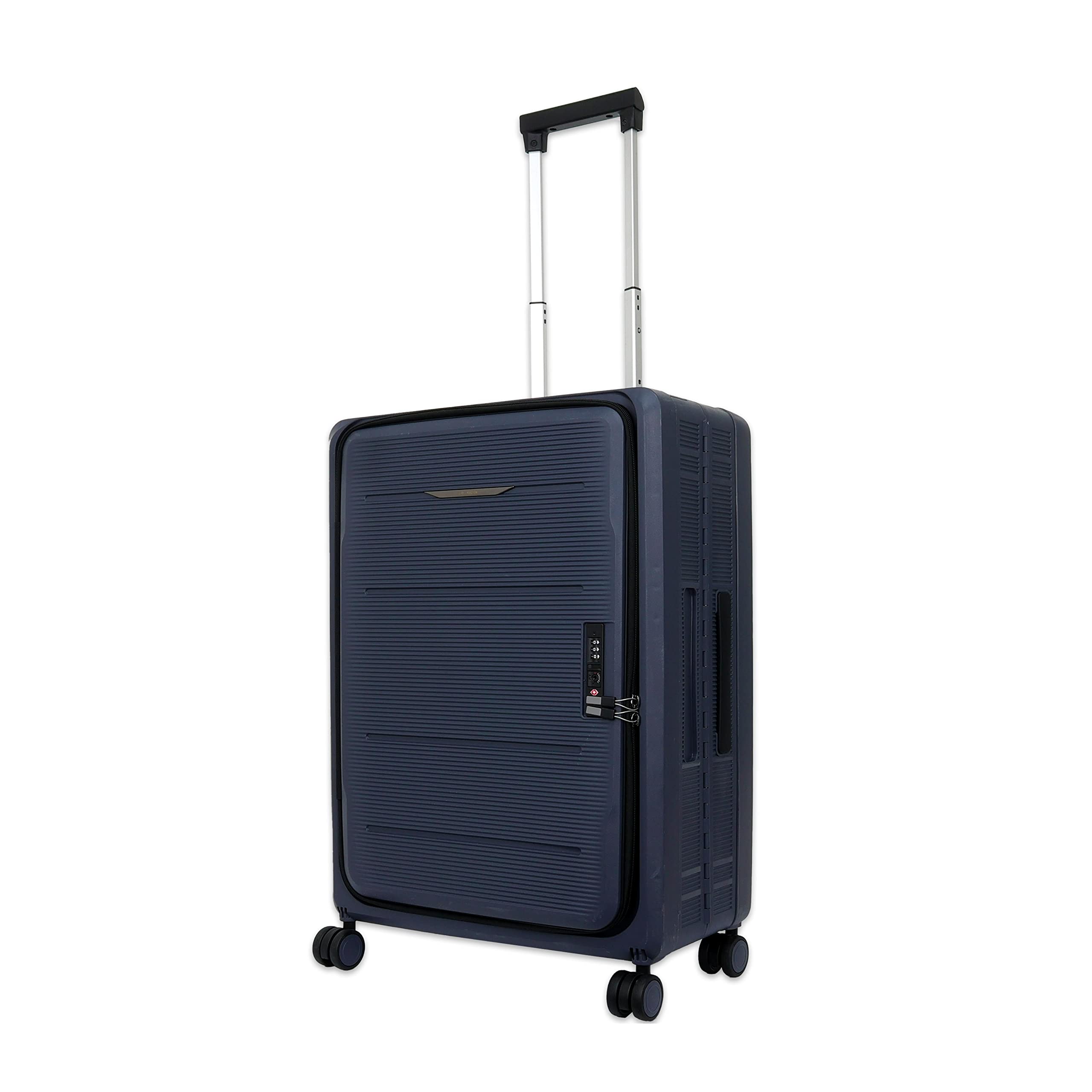 RE-FLECTION FOLDING trolley suitcase in a dark grey color