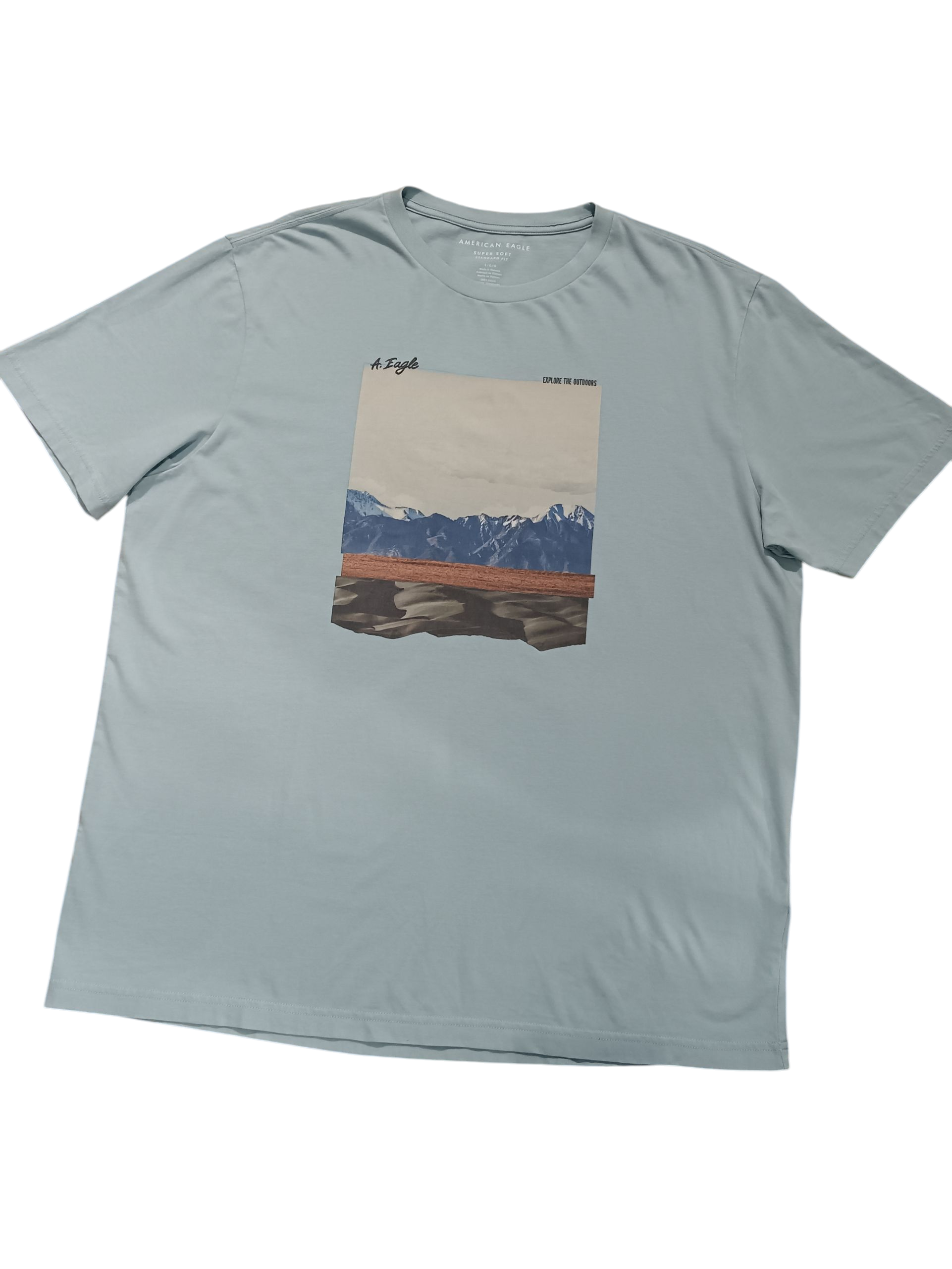 AMERICAN EAGLE STANDARD FIT LIGHT BLUE