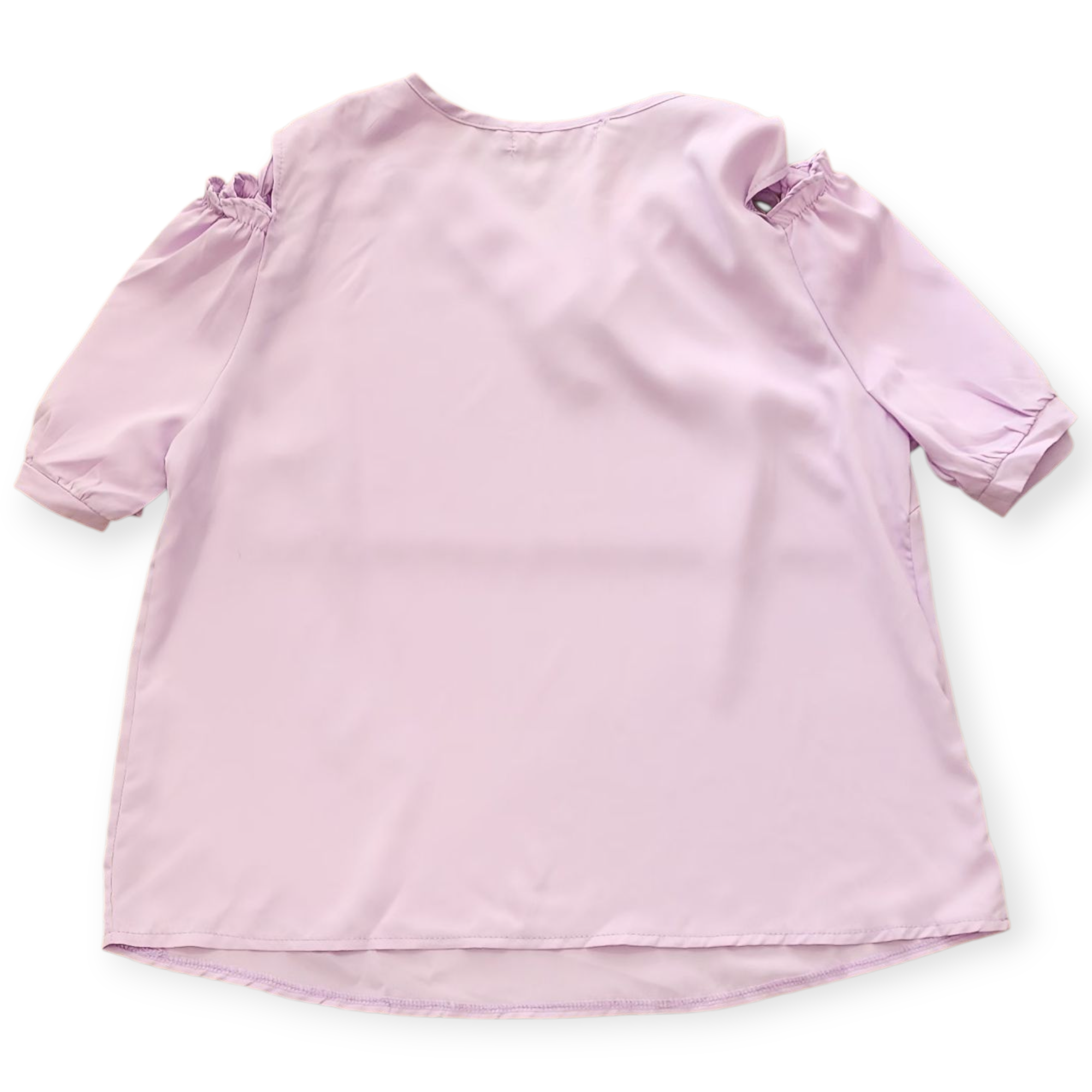 J&J NEW FASHION WOMEN'S PURPLE SHORT SLEEVE TOP