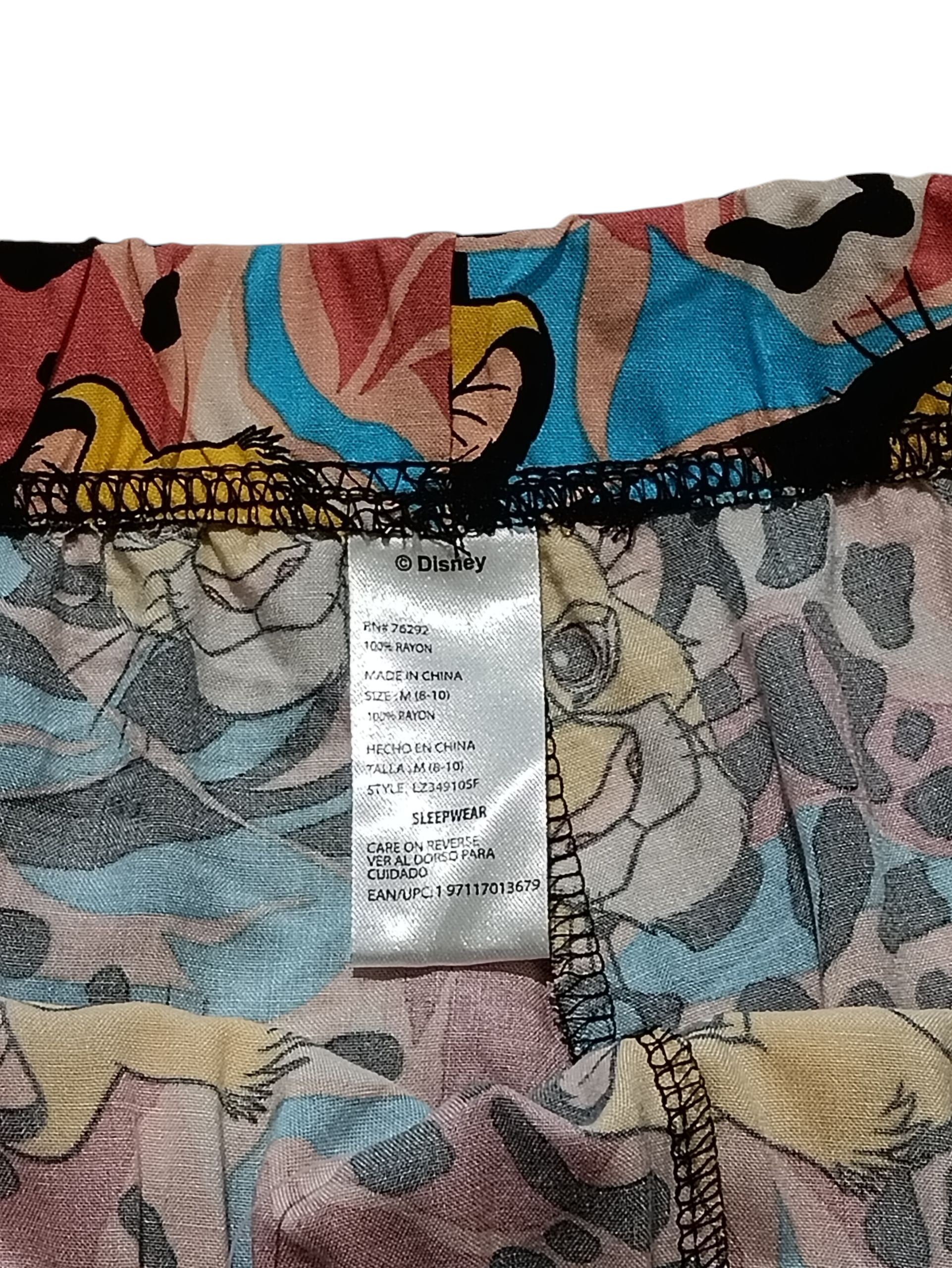 Disney Women's shorts purer on black and yellow