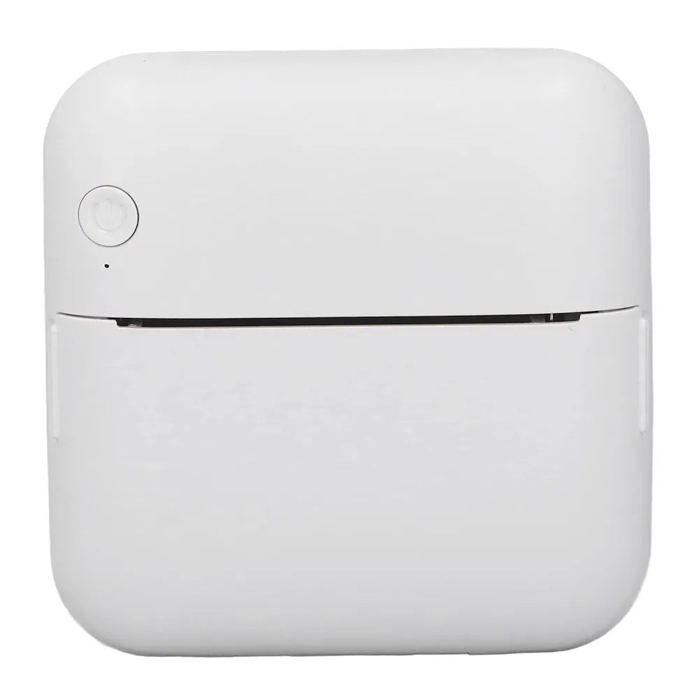 Photo Printer, Small Transparent Printer with Slide-Open Cover for Office