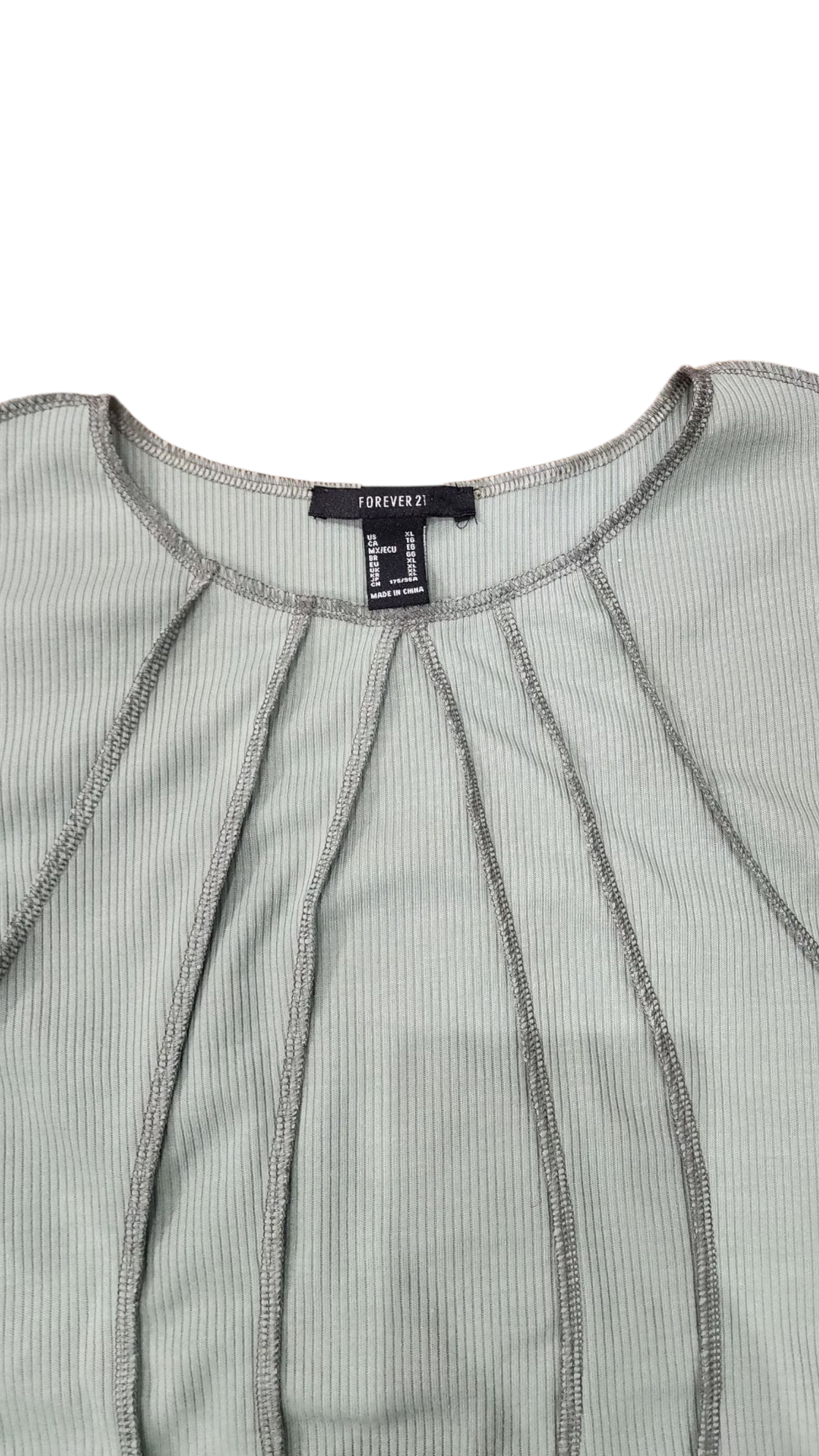 FOREVER 21 Green Women's Croptop