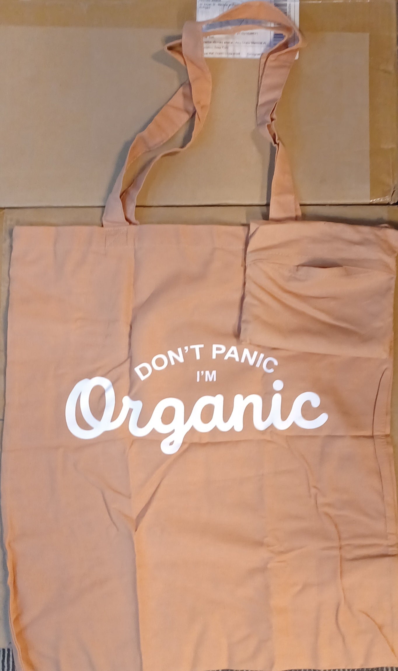 Gloo Lightweight Foldable Shoulder Tote light brown