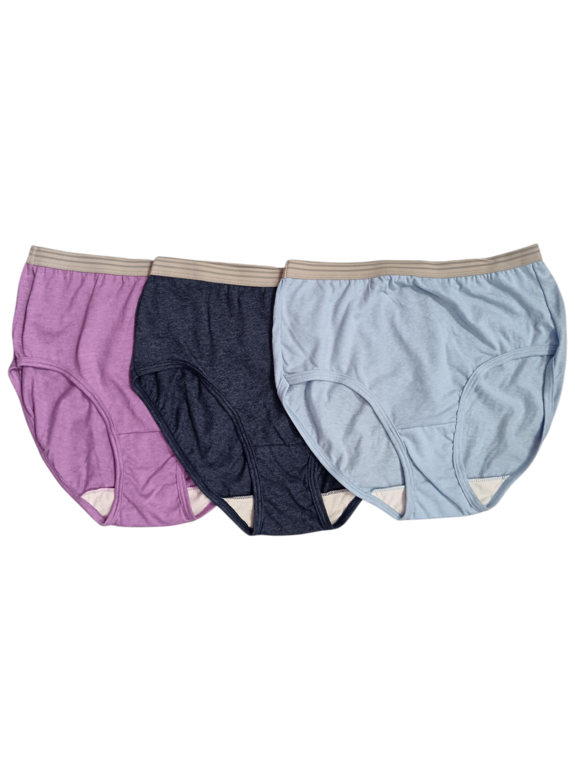 Fruit of the Loom Women's Cotton Low-Rise Brief Underwear, 3-Pack6