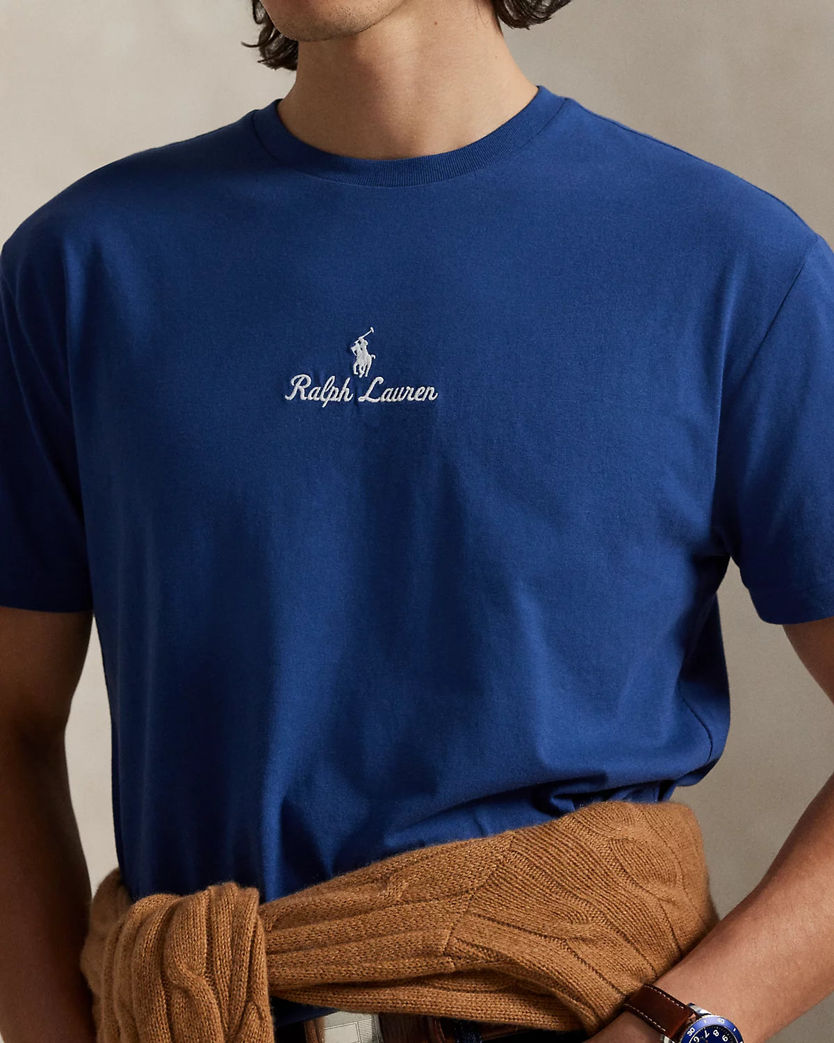 Polo Ralph Lauren Classic Fit Logo Jersey T-Shirt navy blue