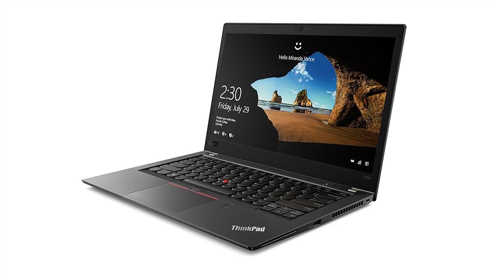 Lenovo T480s i7 8th 8ram 256gb "14Inch" thinkpad used