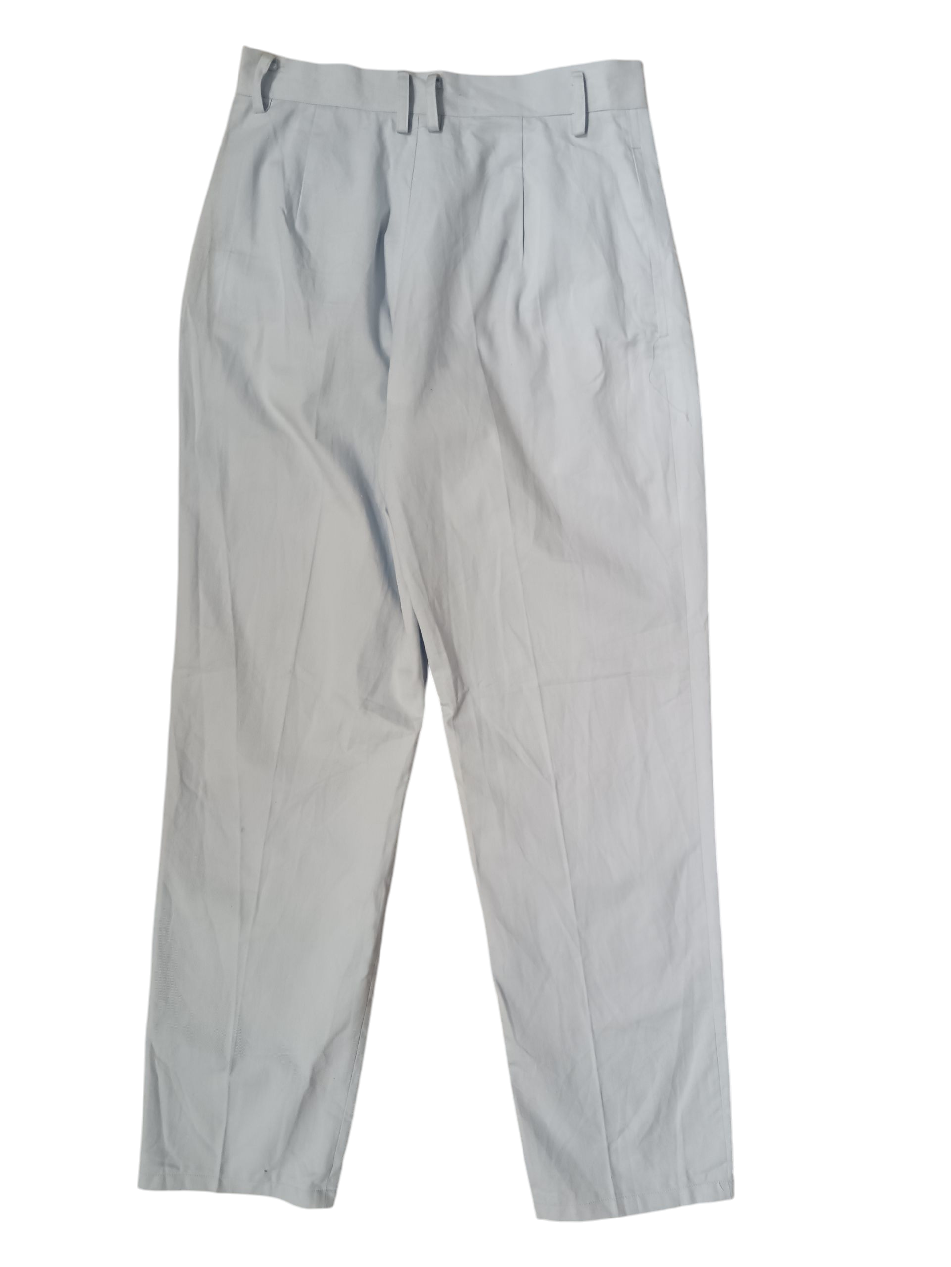 light blue trousers