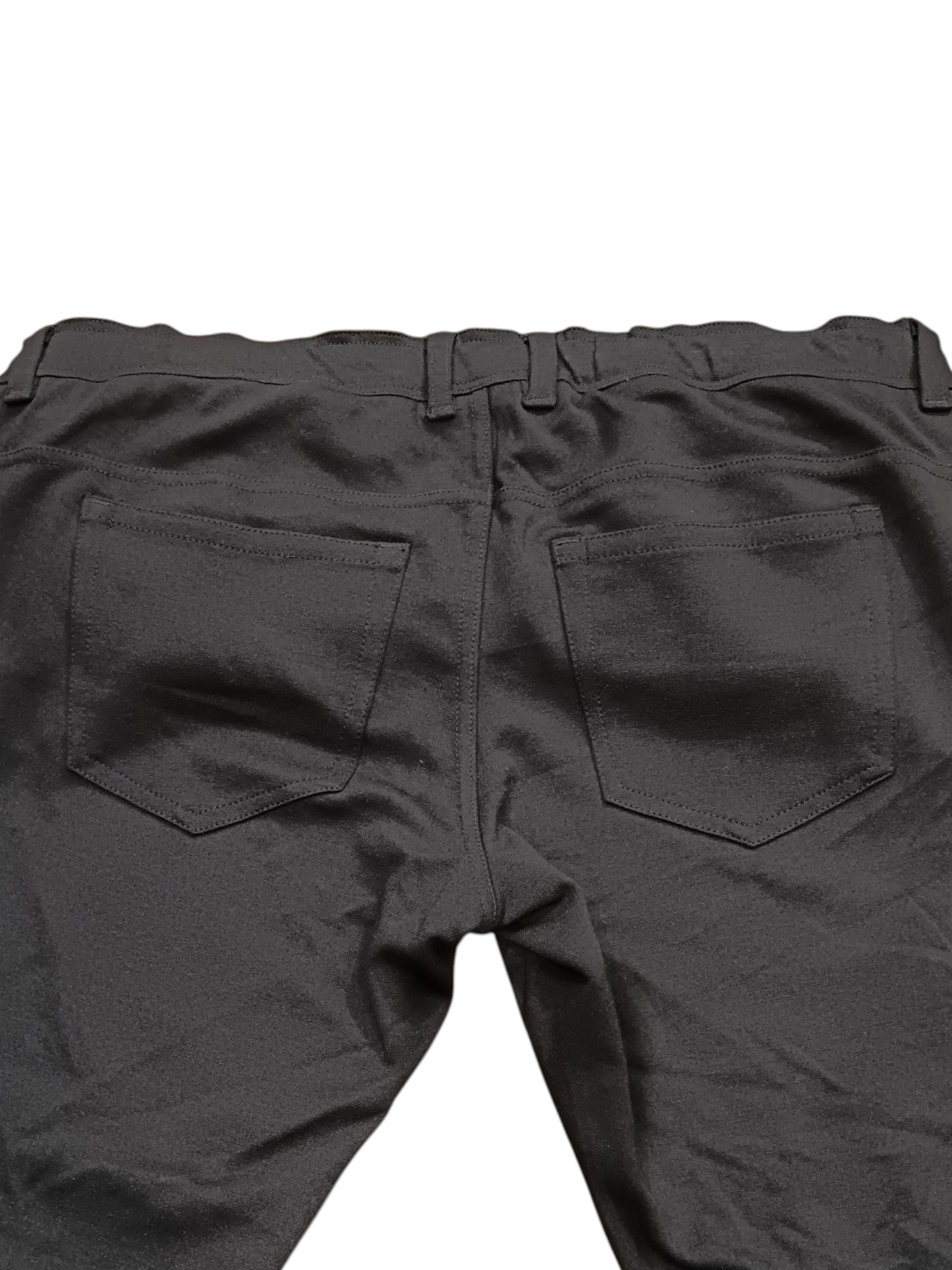 Black Stand Trousers