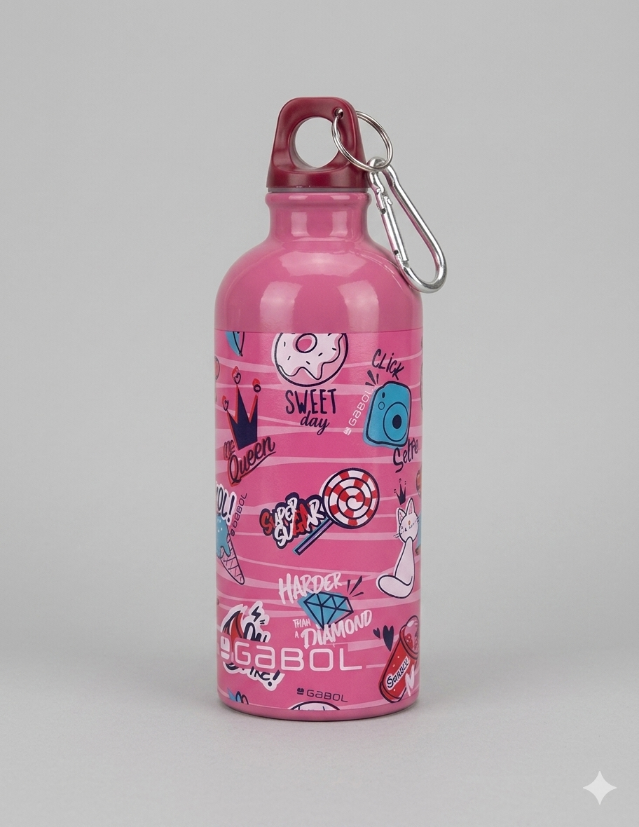 GABOL STAINLESS STEEL water bottle - Pink - ICON