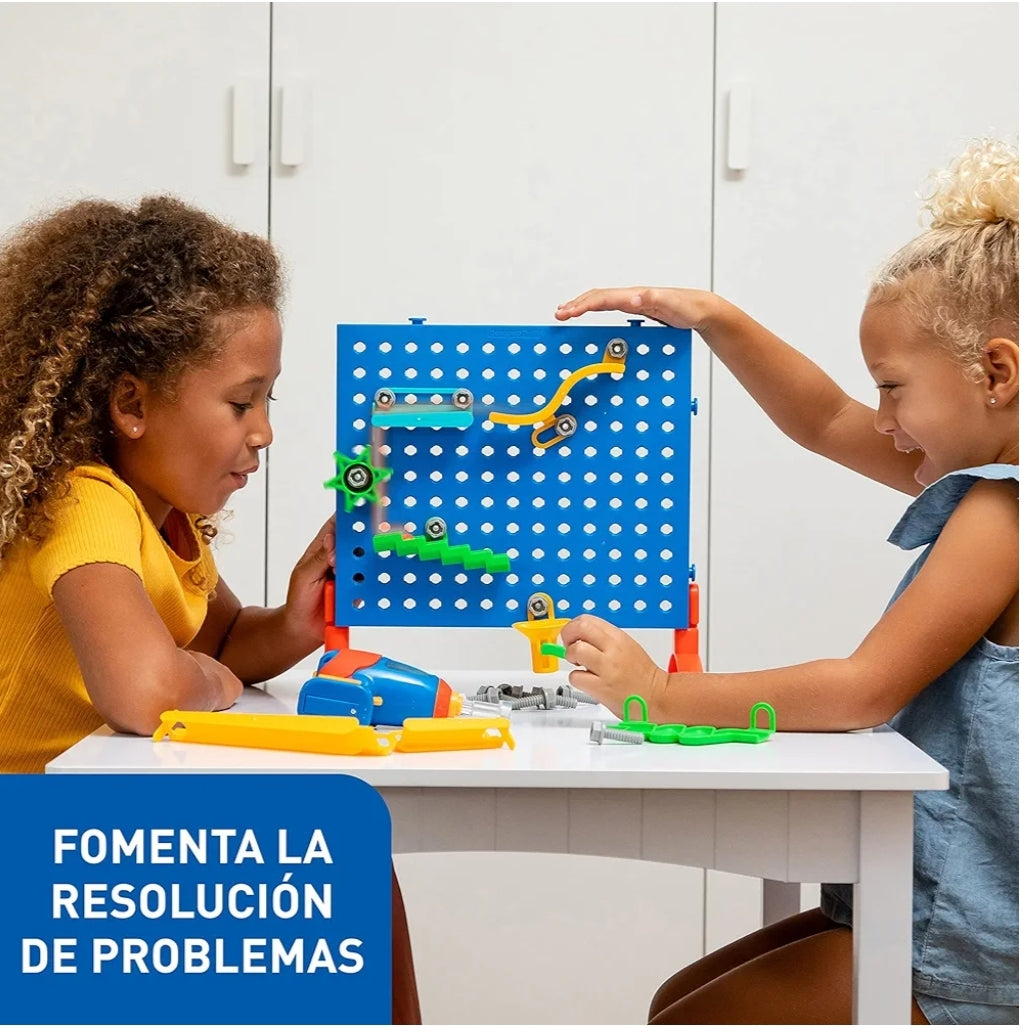 Educational Insights Learning Resources Design & Drill Marble Maze - Fine Motor Skills Building Toy - Marble Circuit