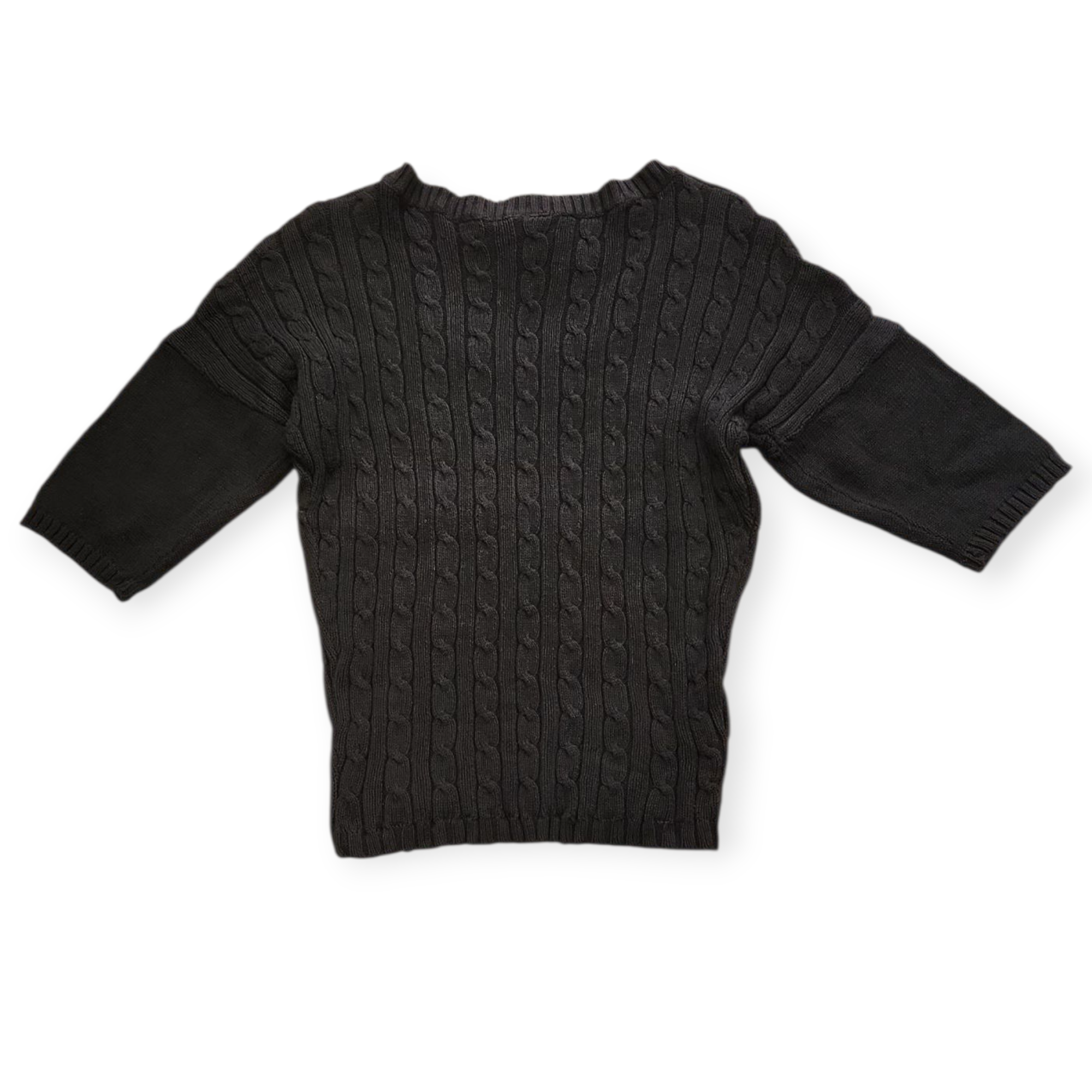 Women's Black Knitted Top