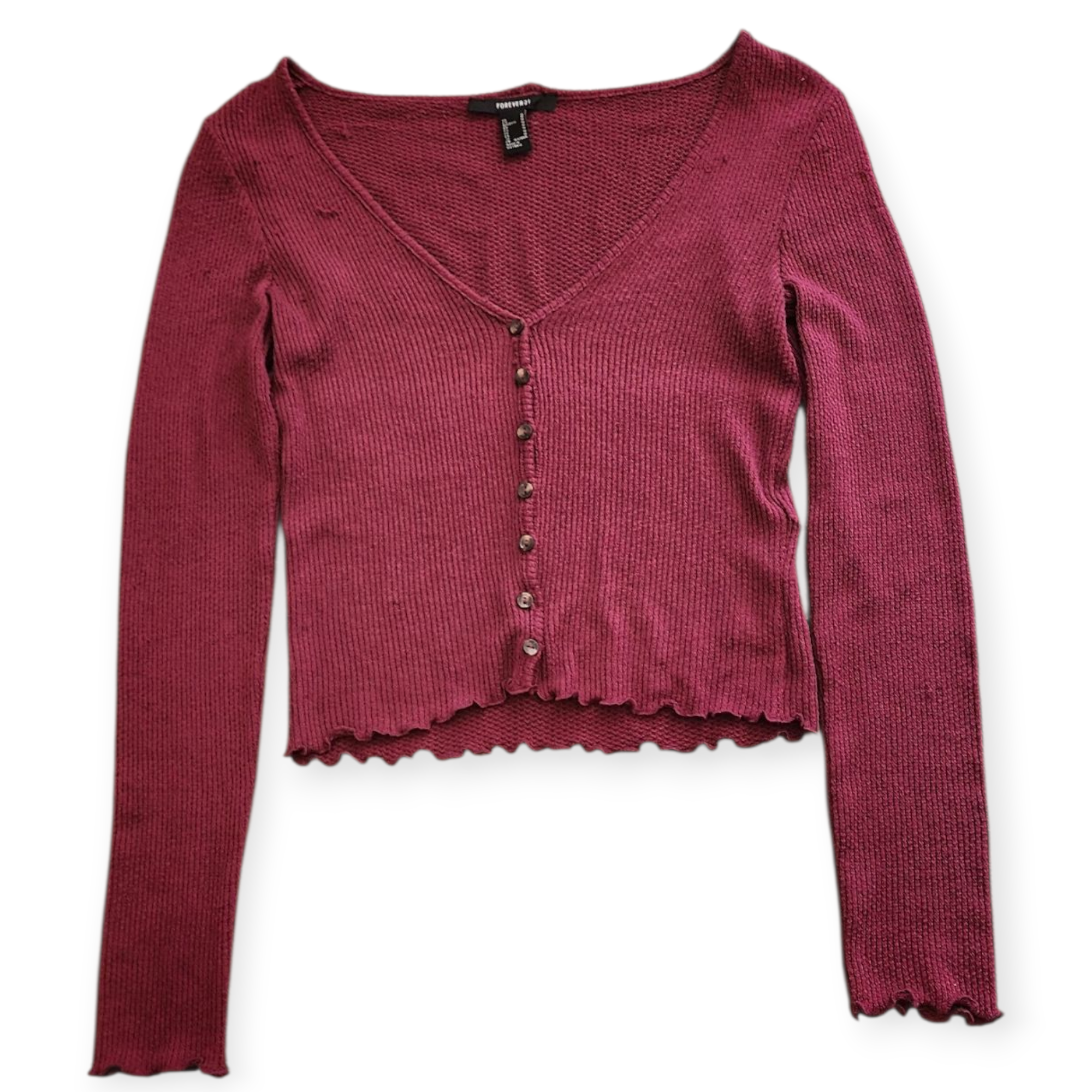 FOREVER 21 Burgandy Women's Cardigan