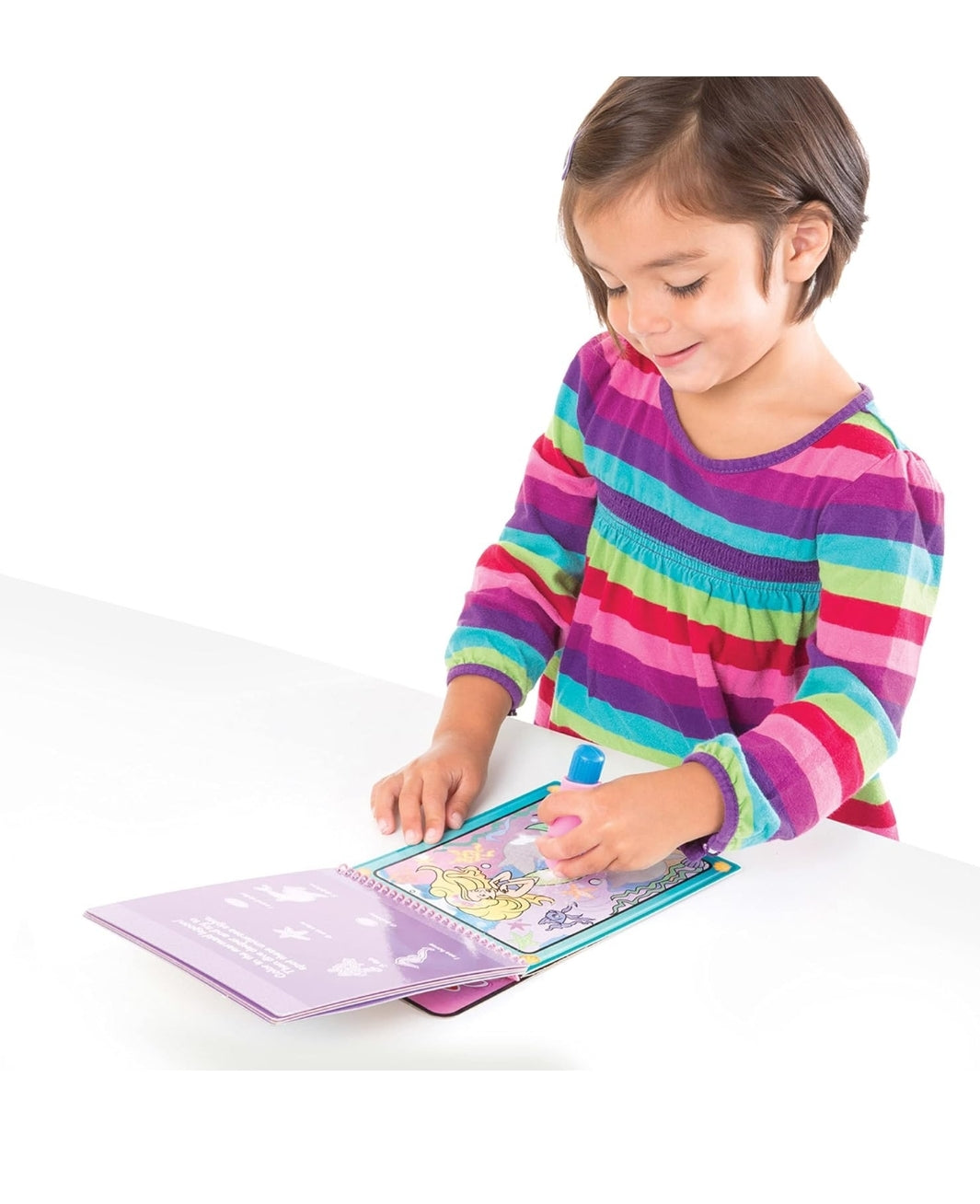 Melissa & Doug On the Go Water Wow! Reusable Water-Reveal Activity Pads, 3-pk, Colors and Shapes, Fairy Tales, Animals - Travel Toys, Stocking Stuffers, Mess Free Coloring For Kids Ages 3+