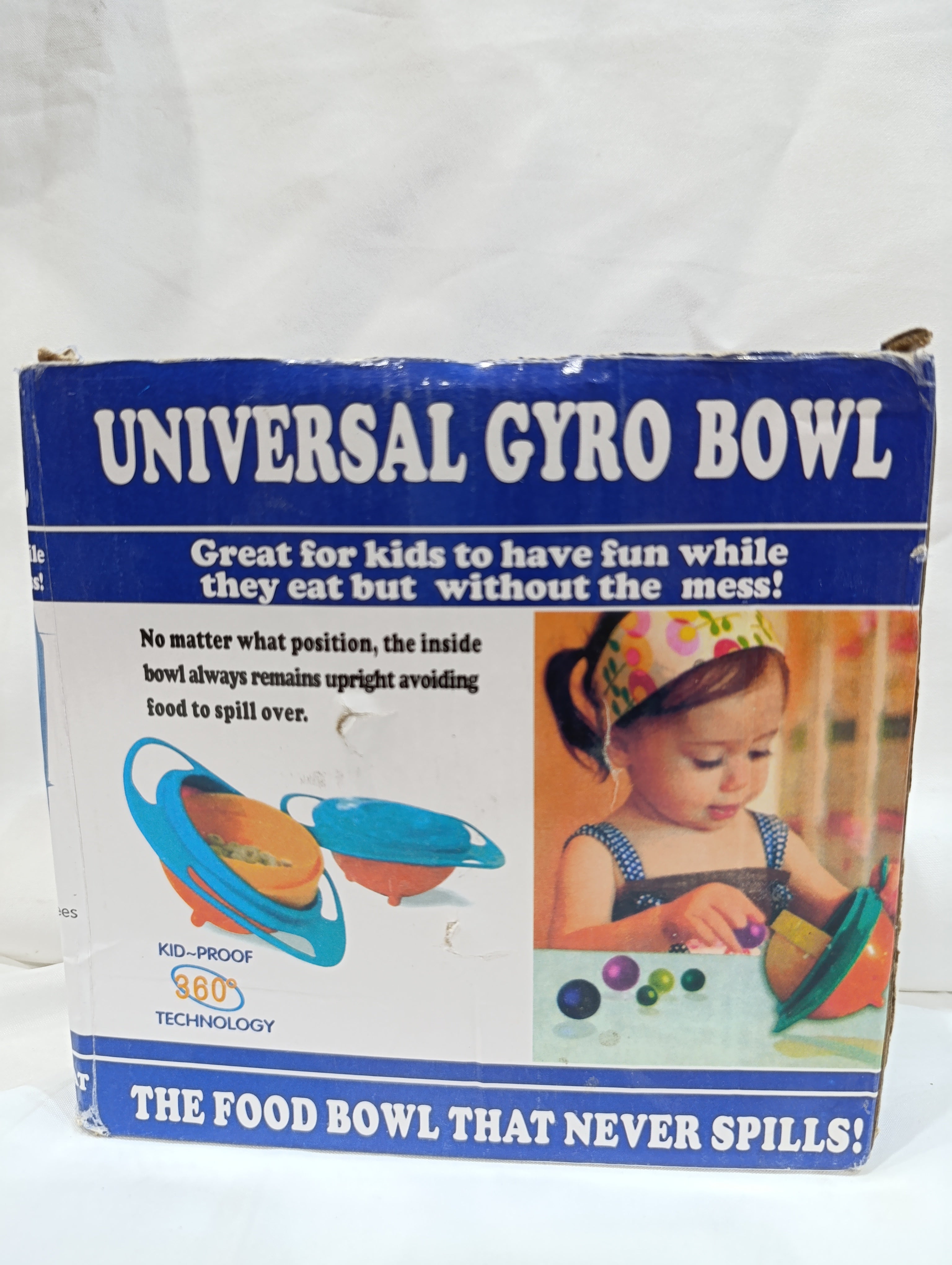 OUTAD Spill-Proof Gyro Bowl