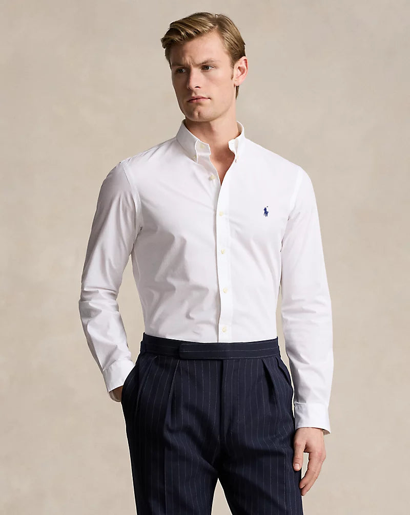 Ralph Lauren - Garment-Dyed Oxford Shirt - Classic Fit white