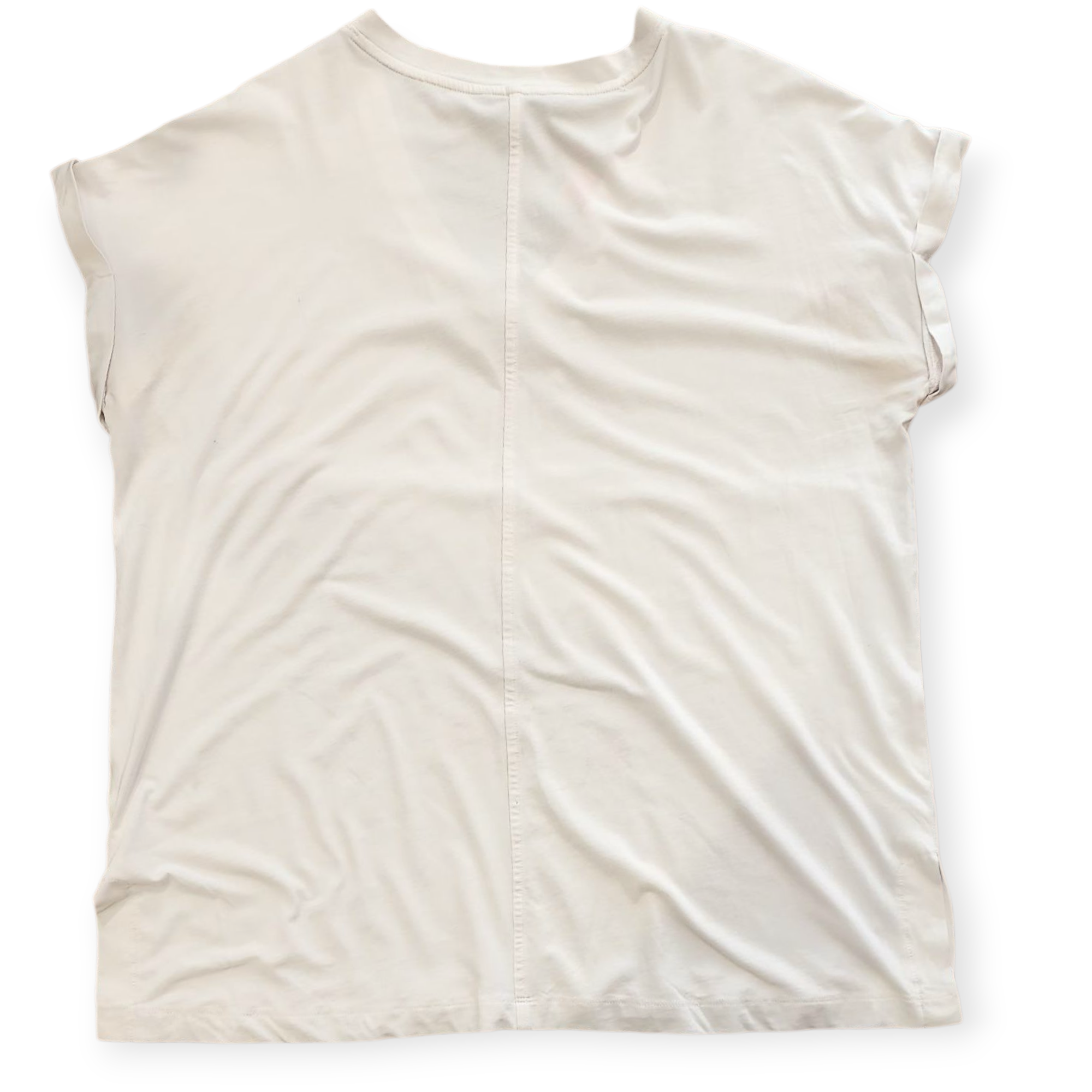 BANANA REPUBLIC WOMEN'S WHITE V NECK T SHIRT