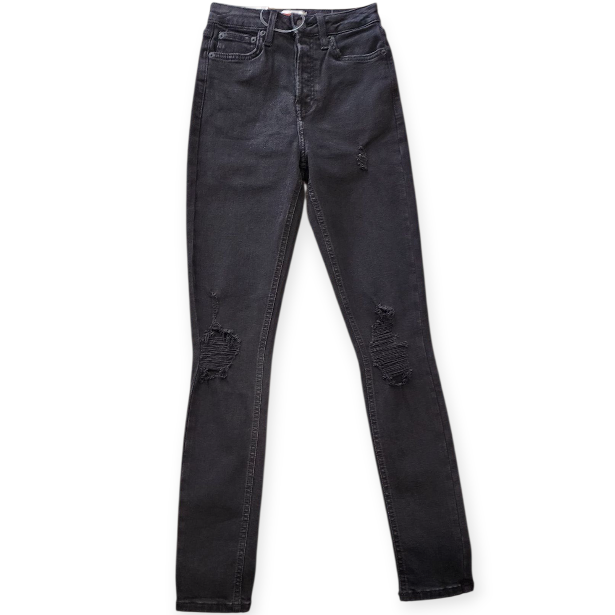 FOREVER 21 WOMEN'S HIGH RISE SKINNY JEANS