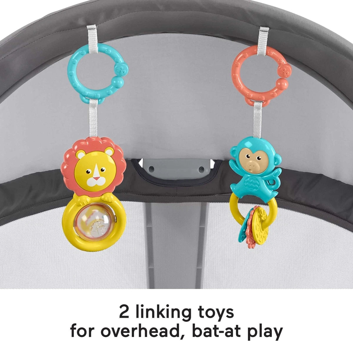 Fisher-Price Portable Bassinet On-The-Go Baby Dome, Travel Play Space with