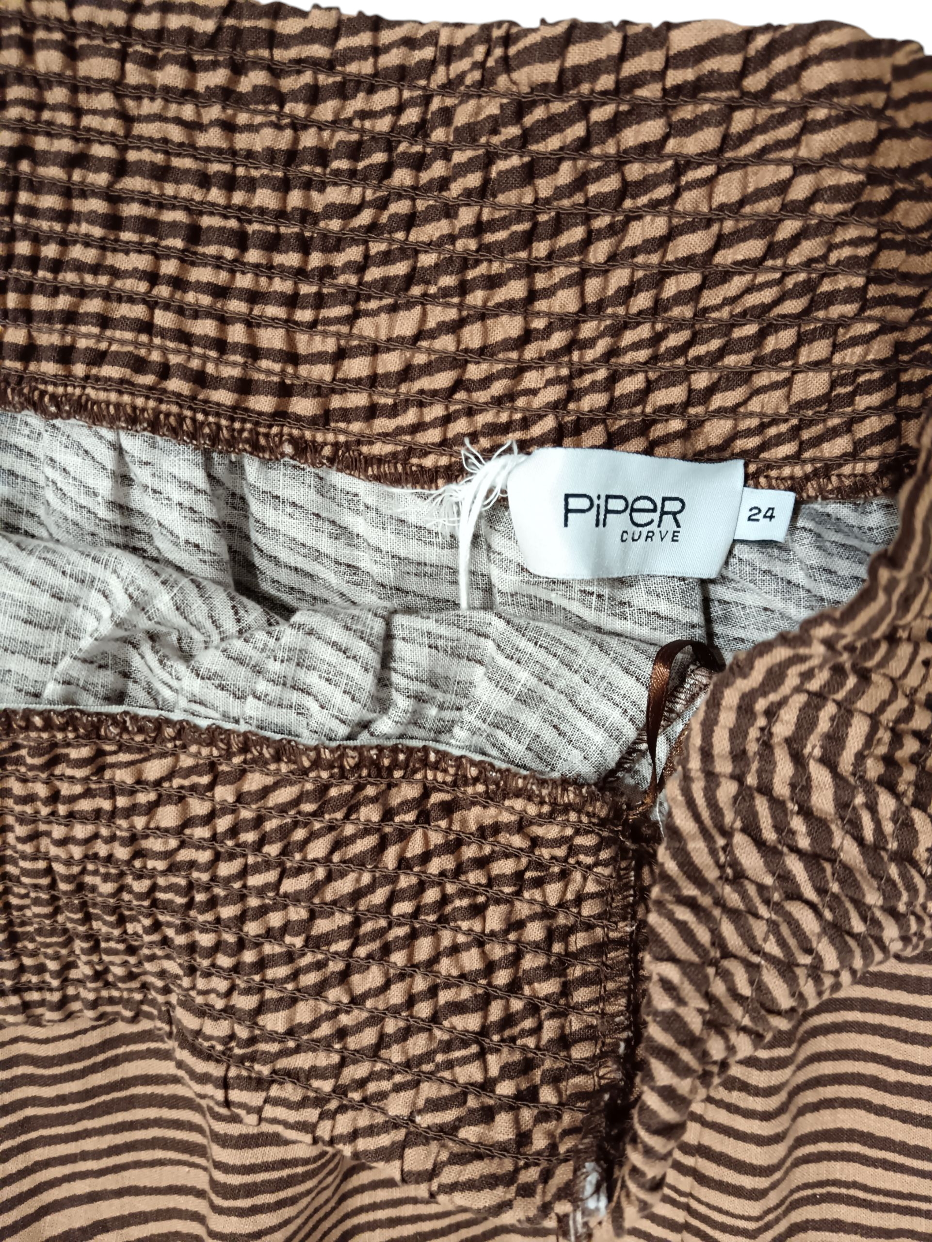 Piper CURVE Women's Skirt Brown