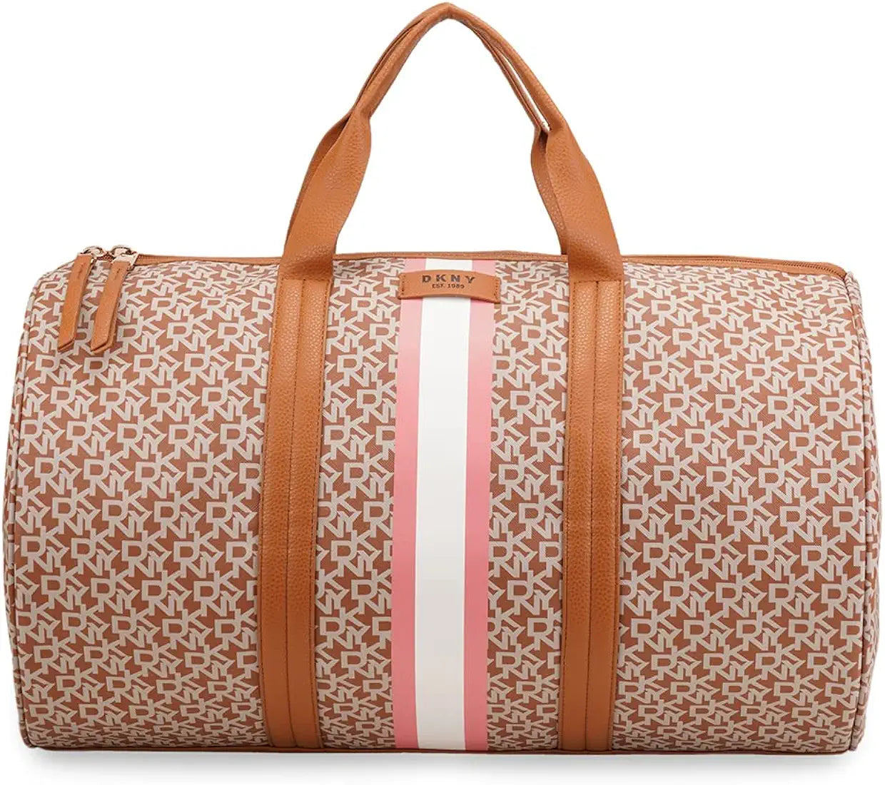 DKNY Signature Stripe duffle maple DO120ST2