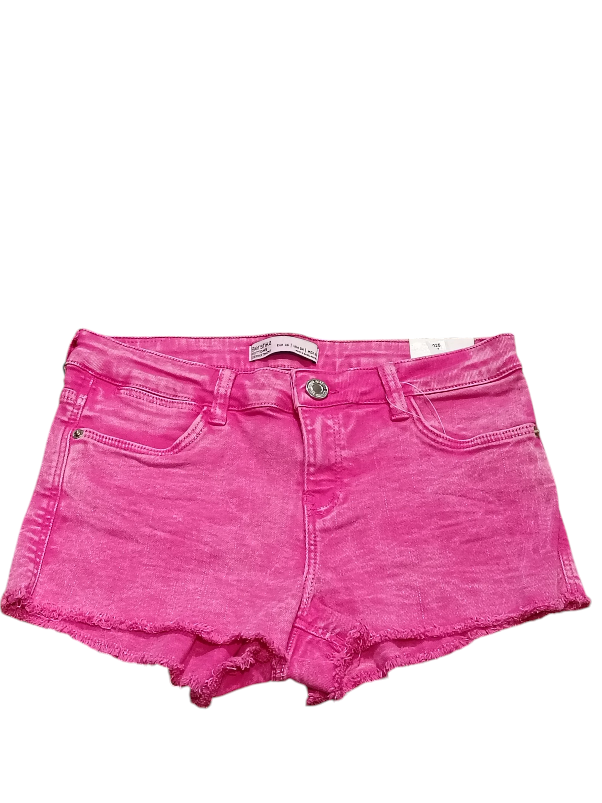 Bershka BOTTOMS DEPARTMENT LOW RISE Color: Pink