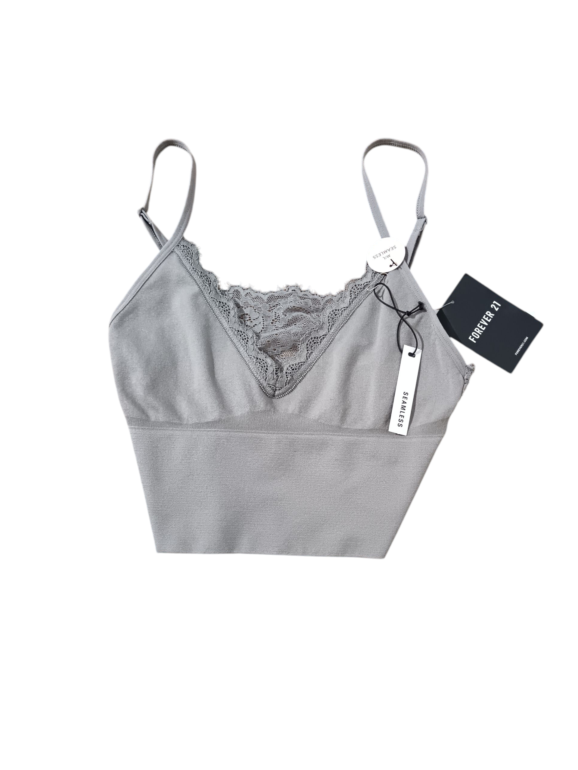 FOREVER21 Women's Bra Silver